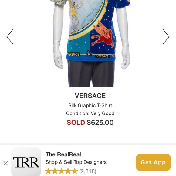 Limited edition Silk Versace horoscope T-shirt - Picture 10 of 13